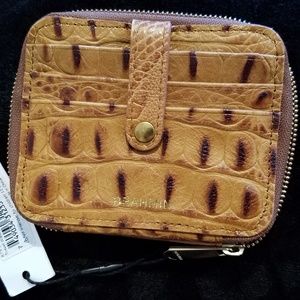 NWT Brahmin leather Travel Wallet Zip Around